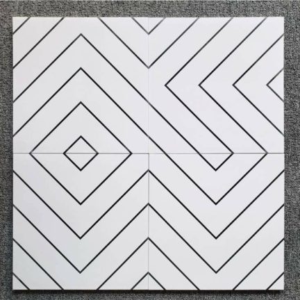 Плитка пэчворк 30х30 400J03F черно белая