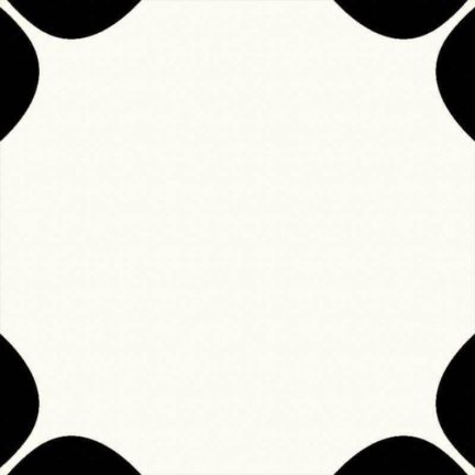 Плитка пэчворк 20х20 371J2GF черно белая